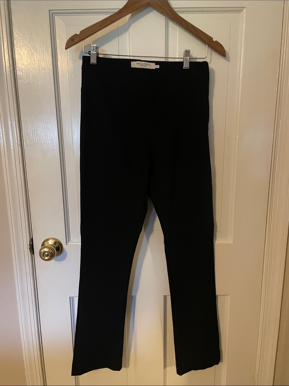 MM LaFleur Black Straight Leg Women's Pants